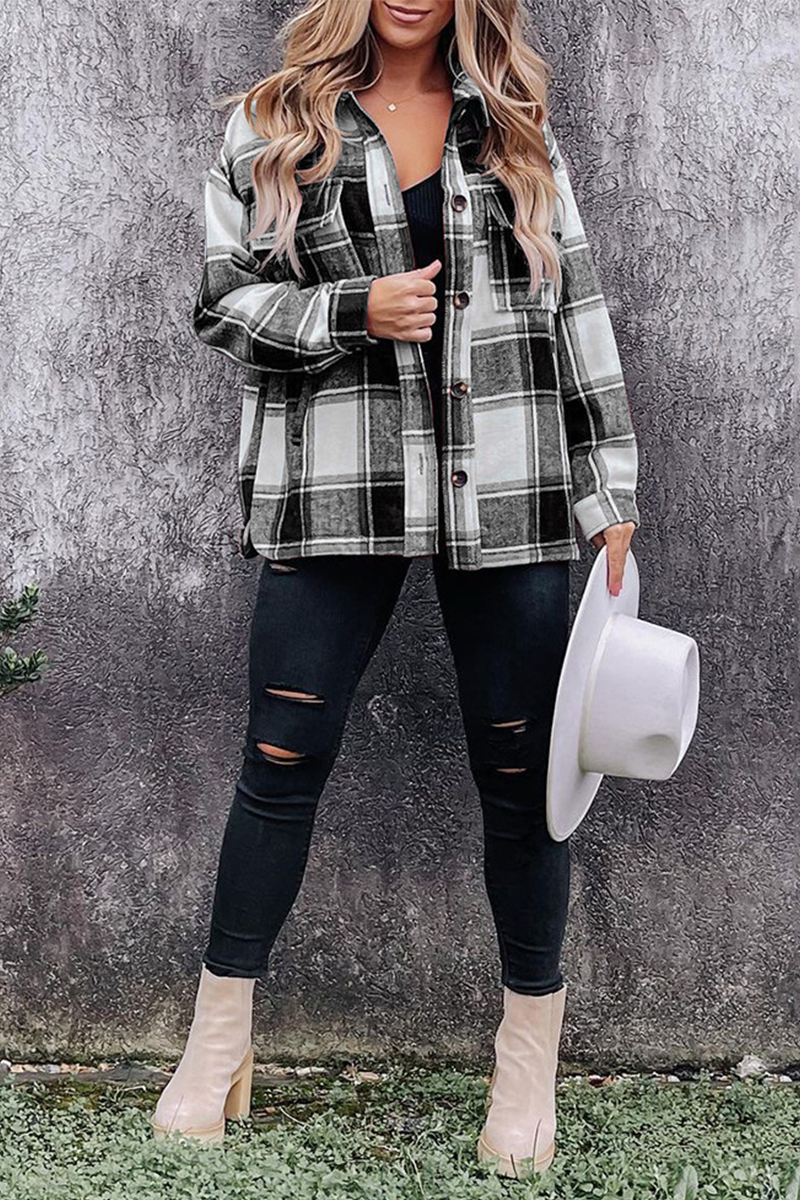 Stilla | Mode Bluse med Rutig Patchwork-Design
