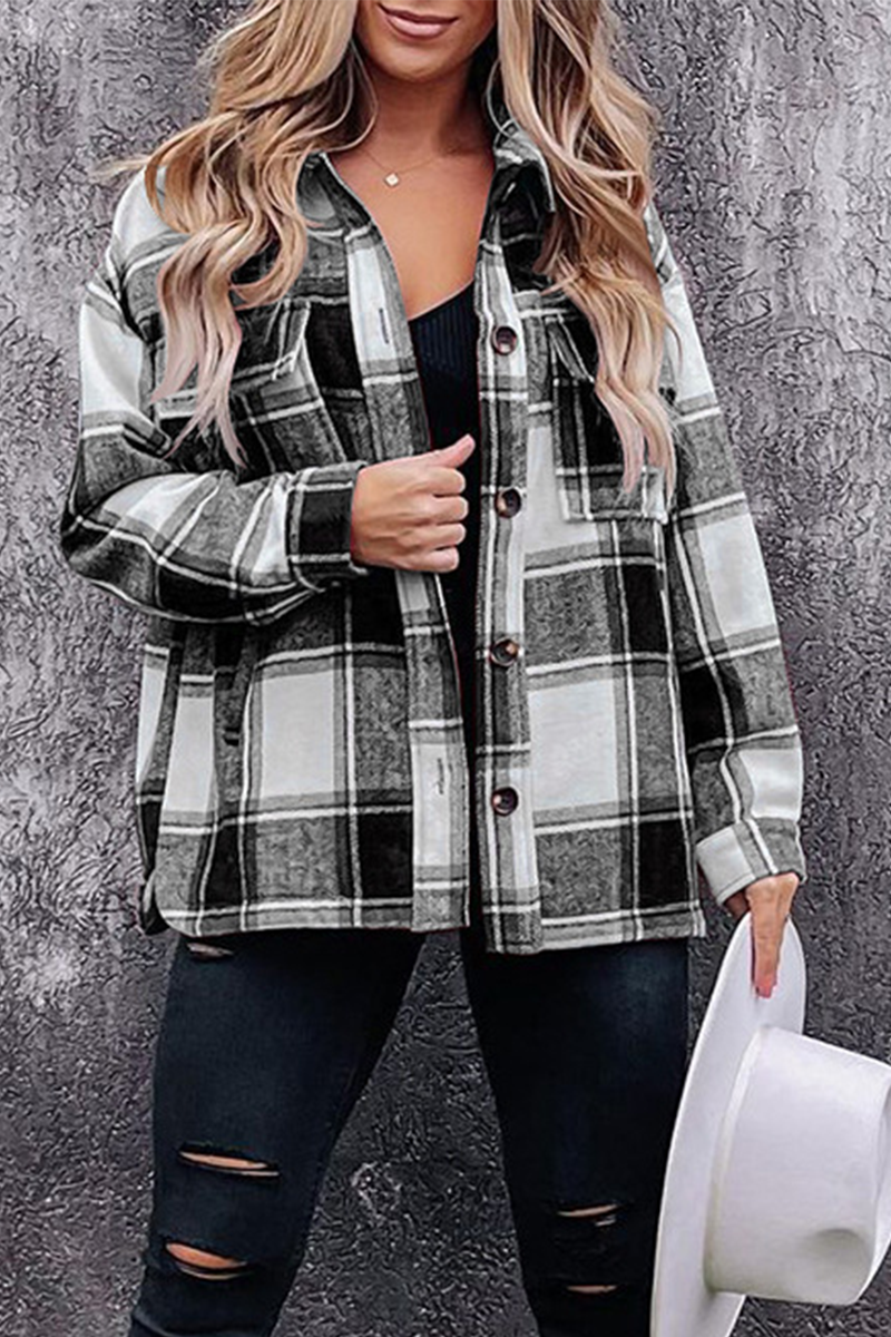 Stilla | Mode Bluse med Rutig Patchwork-Design