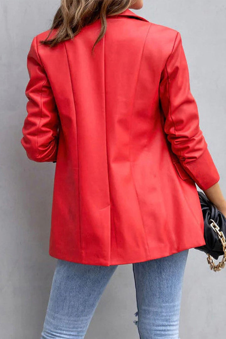 Stilla | Casual Outdoor Bek clothing med ombukket krave og solid patchwork sløjfe