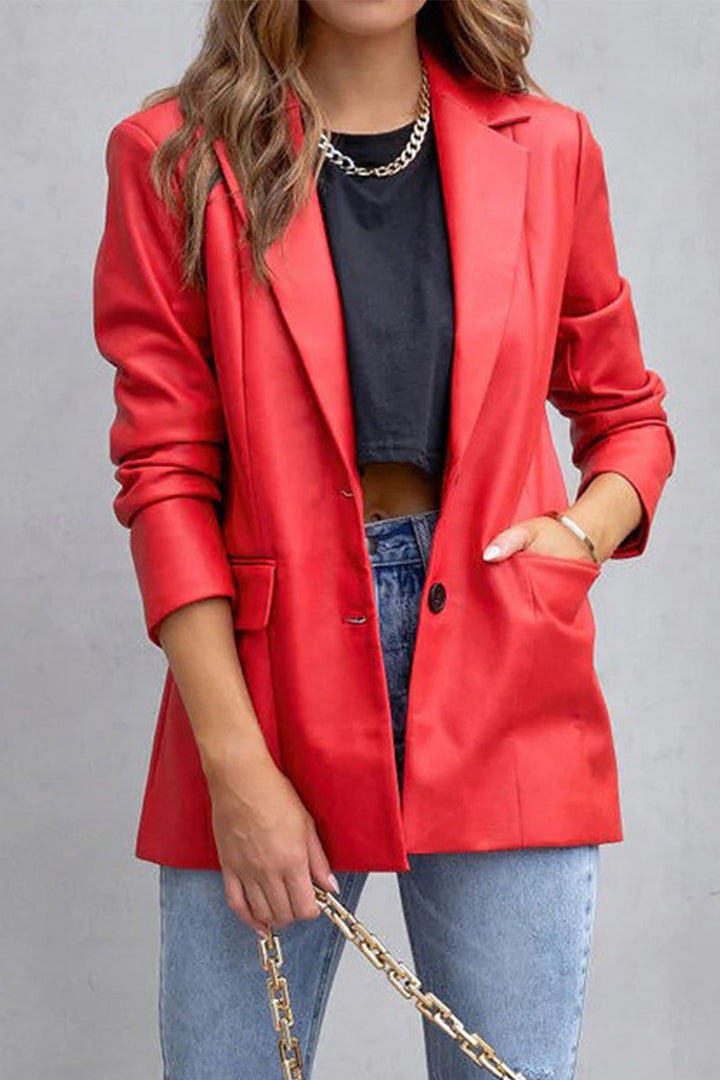Stilla | Casual Outdoor Bek clothing med ombukket krave og solid patchwork sløjfe