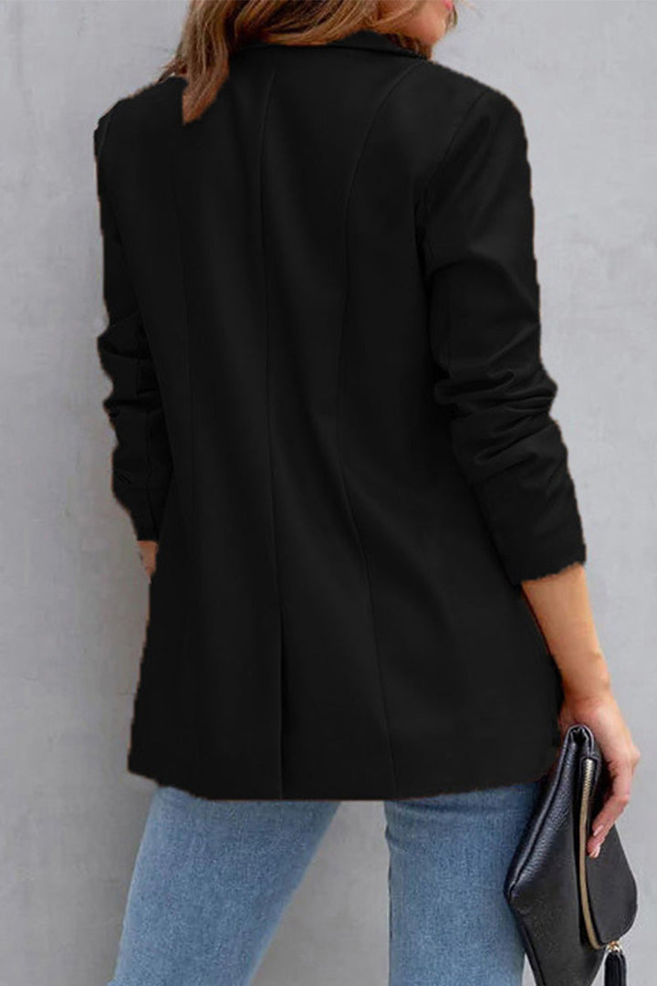Stilla | Casual Outdoor Bek clothing med ombukket krave og solid patchwork sløjfe