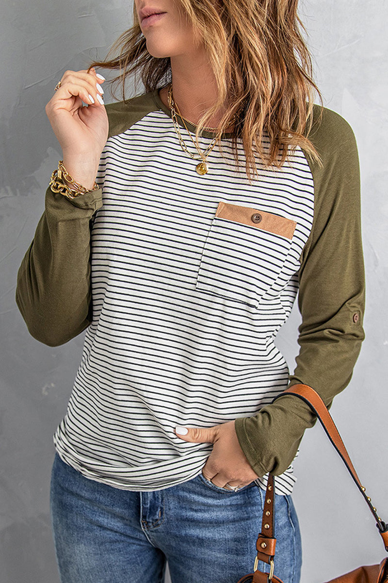 Stilla | Casual Patchwork overdele med rund halsudskæring