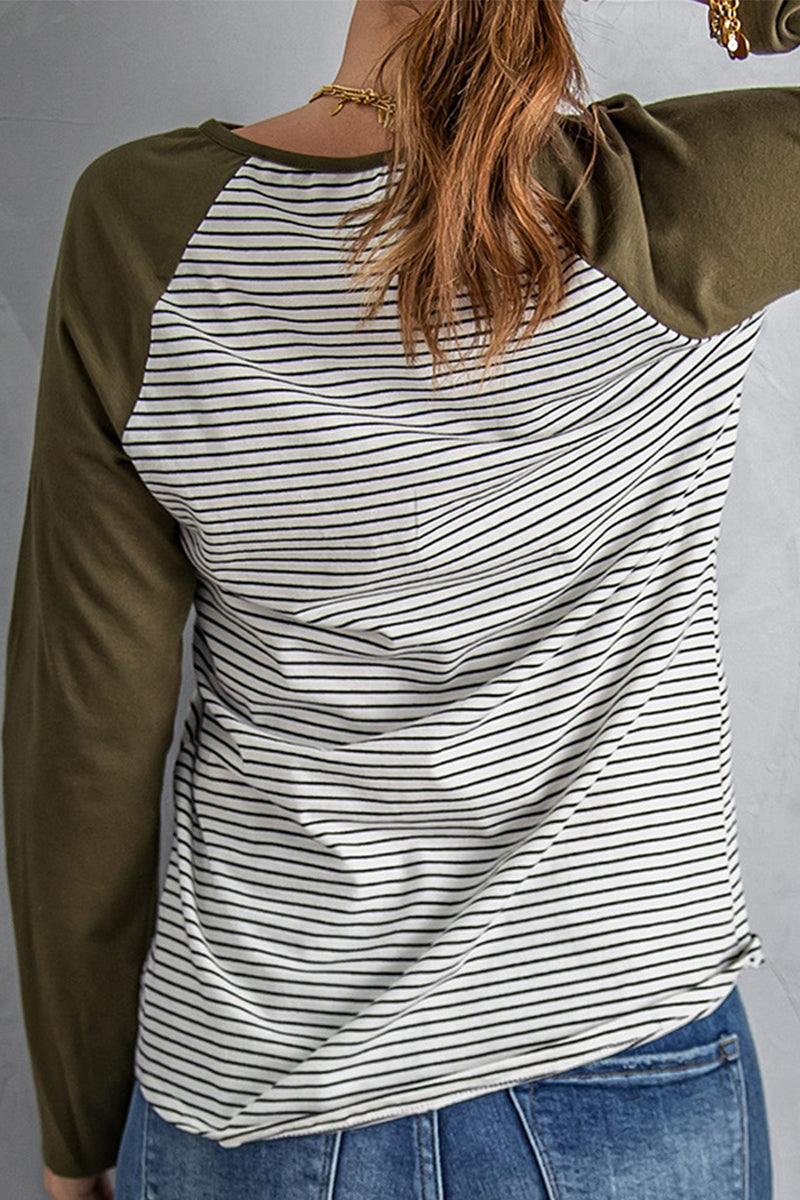 Stilla | Casual Patchwork overdele med rund halsudskæring