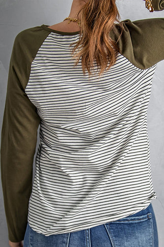 Stilla | Casual Patchwork overdele med rund halsudskæring