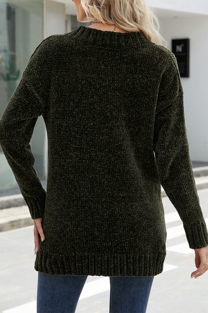 Stilla | Solid Solid Color V-hals Toppe