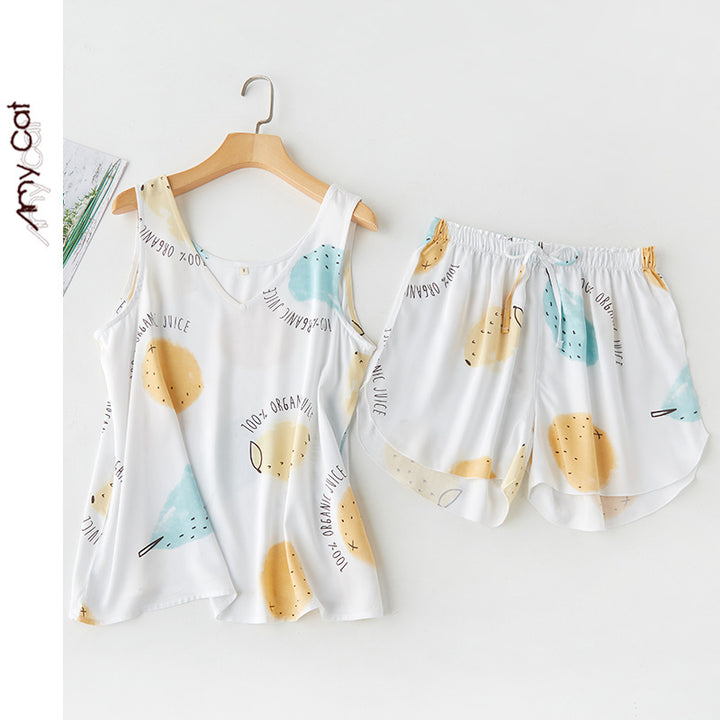 Dame bluse top med blomstret design og maxilængde snit Stilla