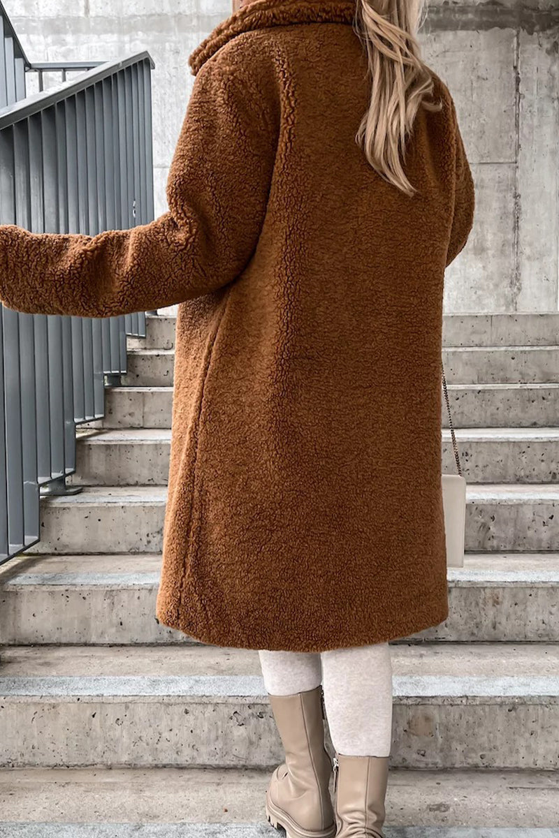 Stilla | Casual Outdoor Beklædning Med Ensfarvet Sløjfe Lukning og Omslået Krave