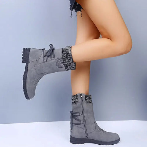 Stilla | Sneefri Vandtætte Mid-Calf Lynlås Støvler