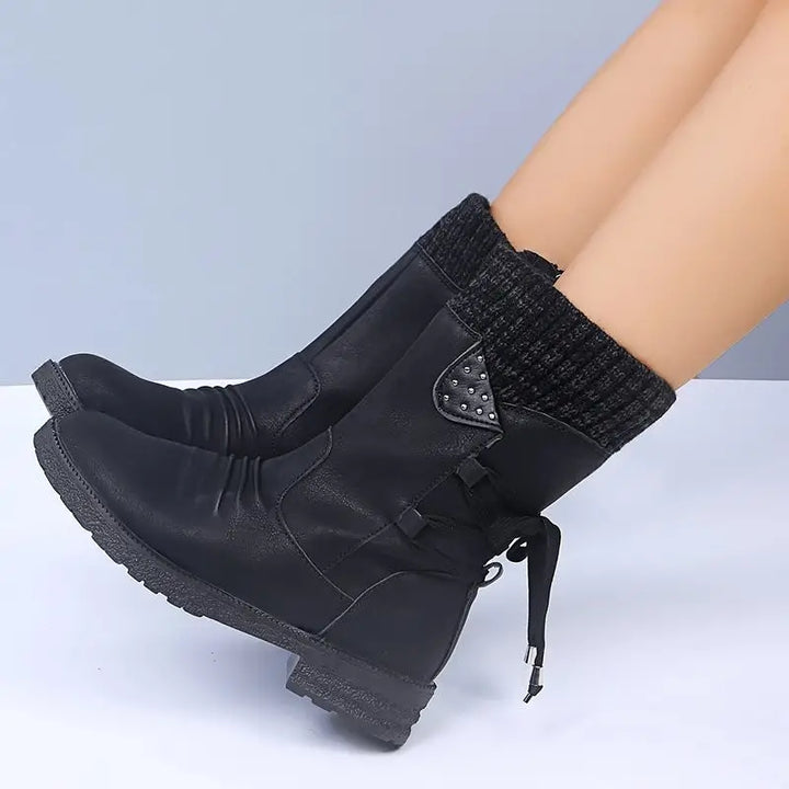 Stilla | Sneefri Vandtætte Mid-Calf Lynlås Støvler