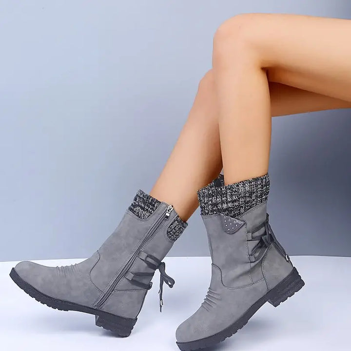 Stilla | Sneefri Vandtætte Mid-Calf Lynlås Støvler