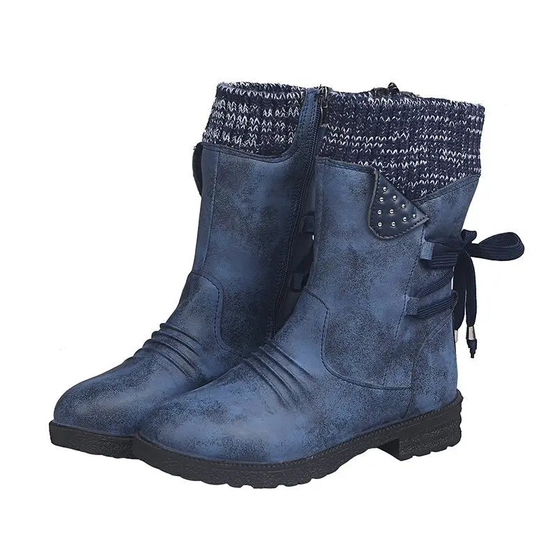 Stilla | Sneefri Vandtætte Mid-Calf Lynlås Støvler