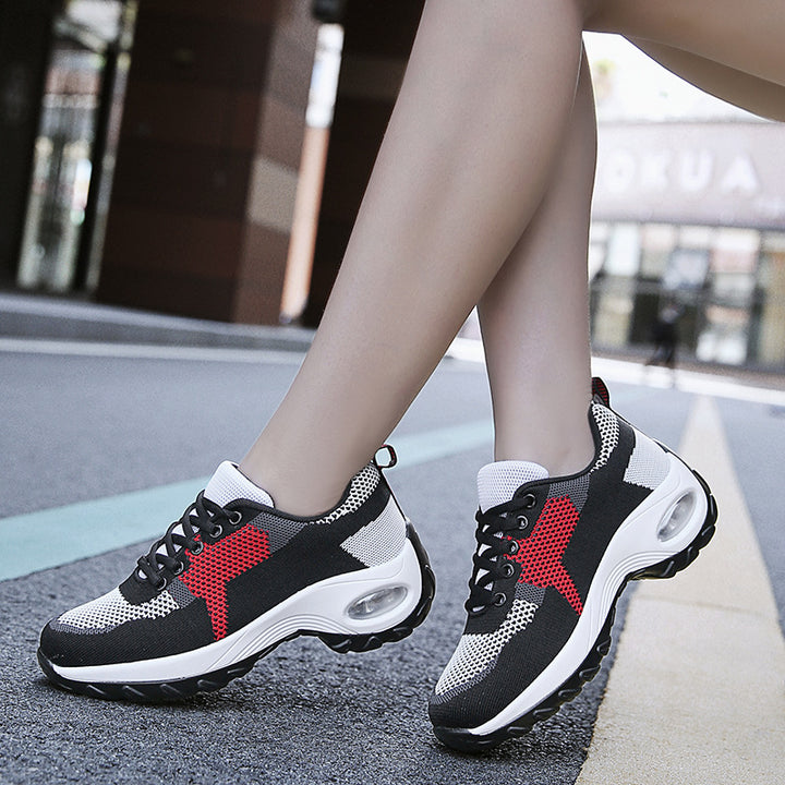 Herrer Dynamiske Luftpolstring Sport Sneakers Stilla