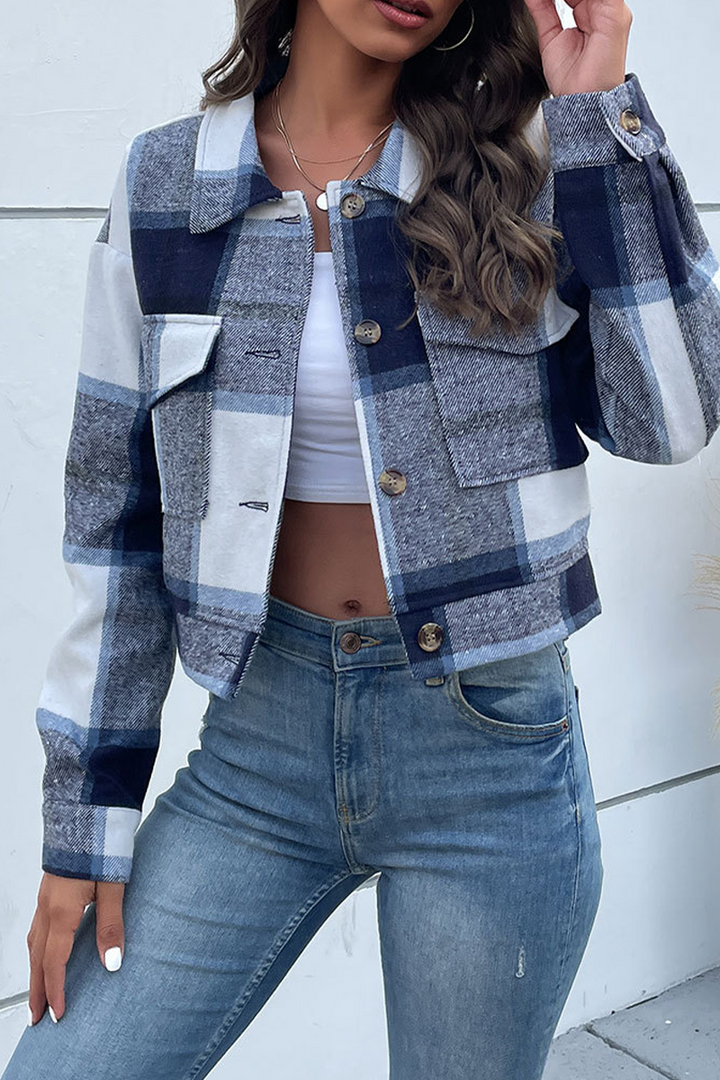 Stilla | Street Plaid Patchwork Omkring Krave Toppe