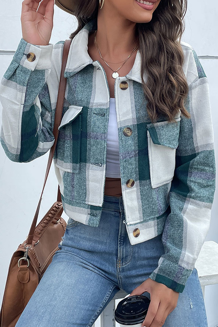 Stilla | Street Plaid Patchwork Omkring Krave Toppe