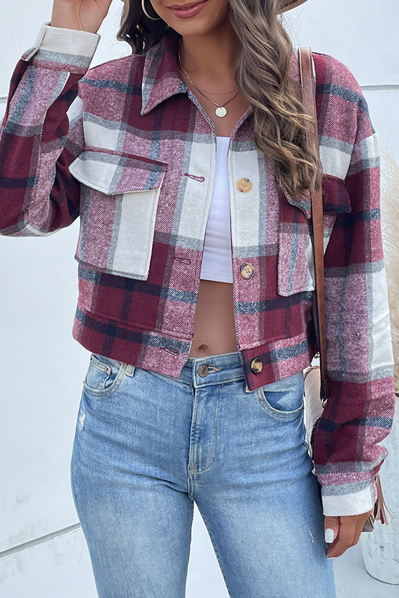 Stilla | Street Plaid Patchwork Omkring Krave Toppe