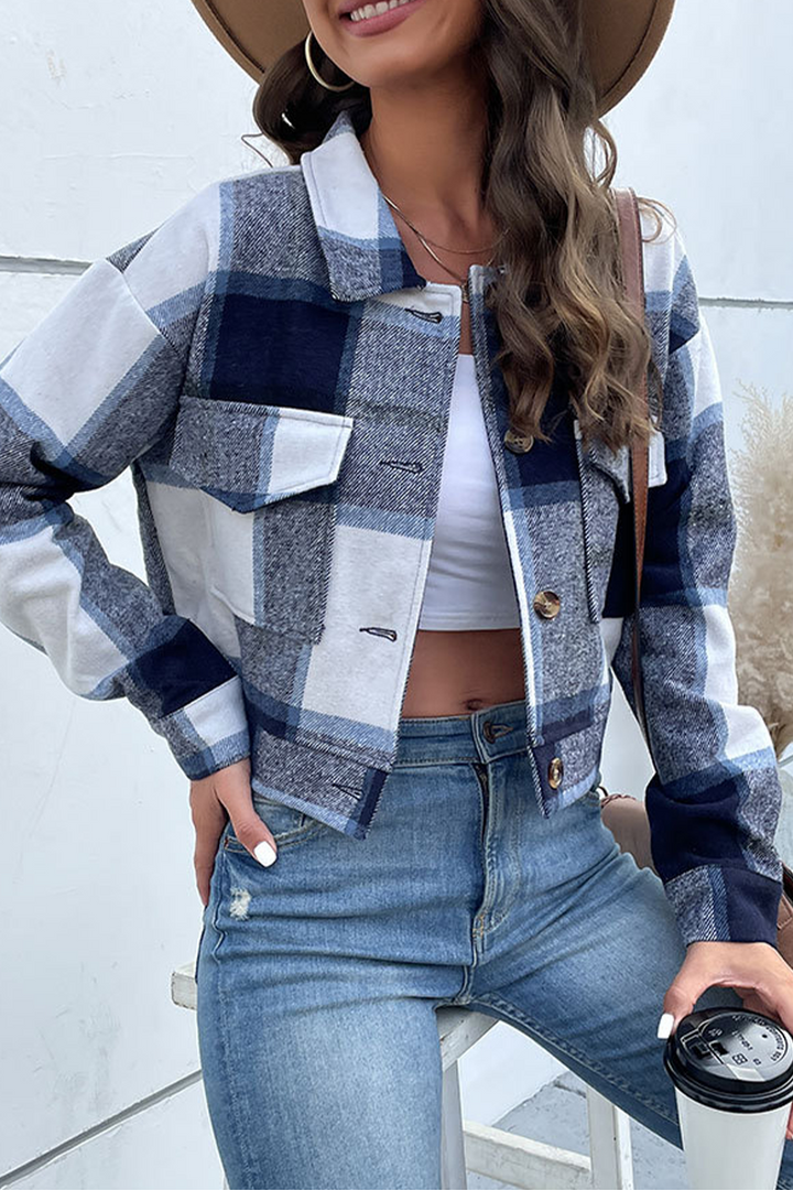 Stilla | Street Plaid Patchwork Omkring Krave Toppe