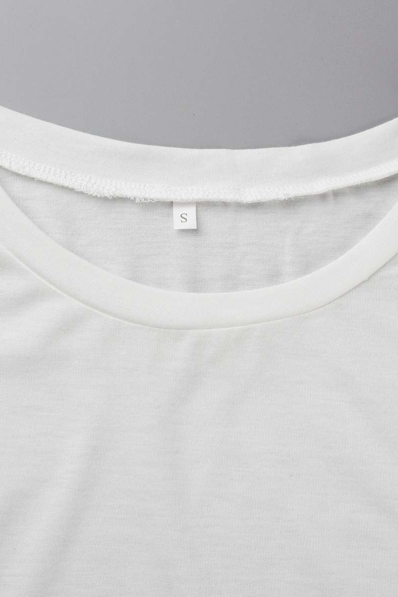 Stilla | Lækre Ensfarvede Patchwork Overdele Med Rund Halsudskæring Og Lomme