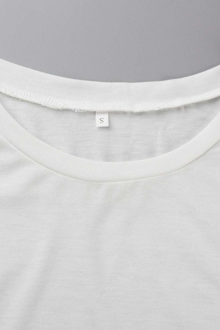 Stilla | Lækre Ensfarvede Patchwork Overdele Med Rund Halsudskæring Og Lomme
