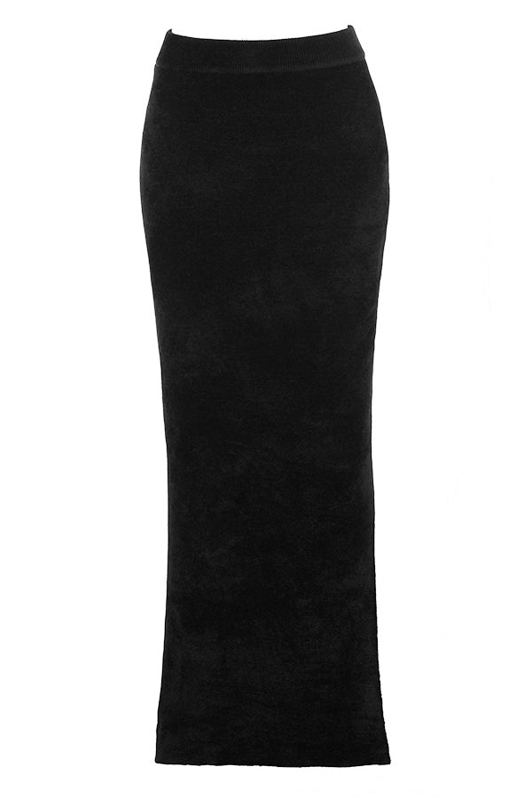 Stilla | Chenille Crop Top Med Maxi Nederdel