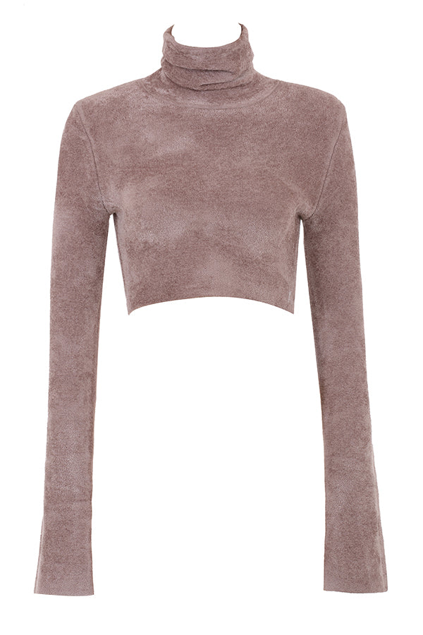 Stilla | Chenille Crop Top Med Maxi Nederdel