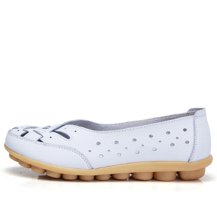 Stilla | Dame Loafers Med Tværgående Remme, Åndbare Og Komfortable Slip on Sko