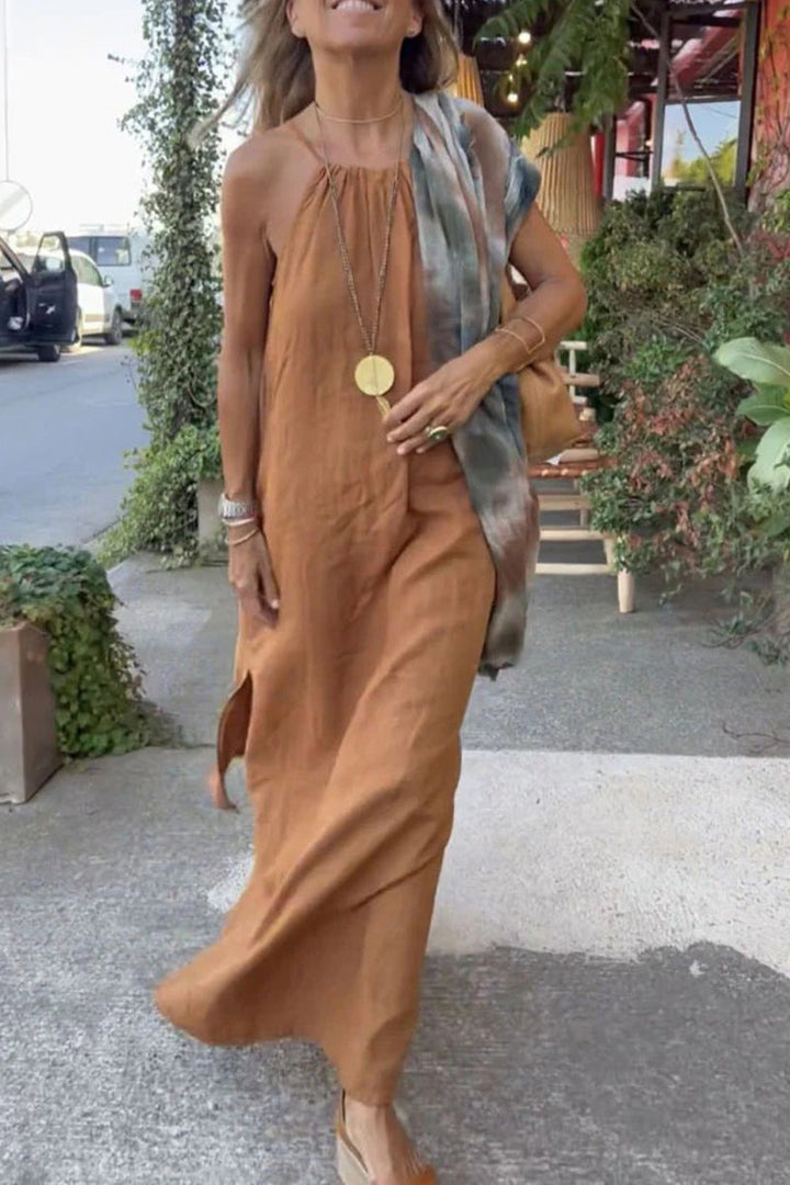 Stilla | Afslappet College Solid Make Old Halter Straight Kjoler