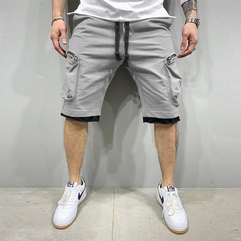 Herren Sportliche Cargo-Shorts med sidelommer og afslappet pasform Stilla