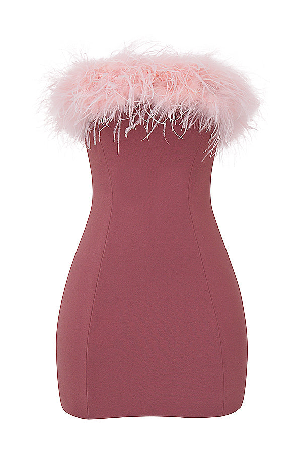 Stilla | Varm Pink Minikjole