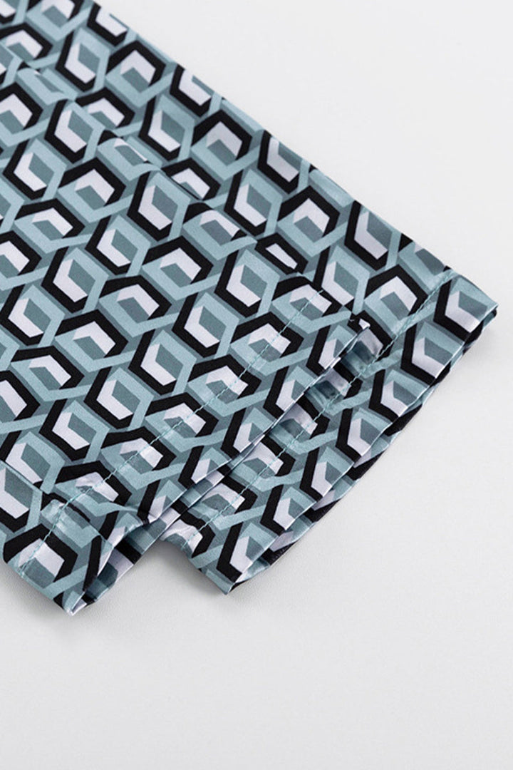 Stilla | Fritidsdragt Bestående Af To Dele Med Street Animal Print, Slå-Om Krave, Lange Ærmer, Patchwork
