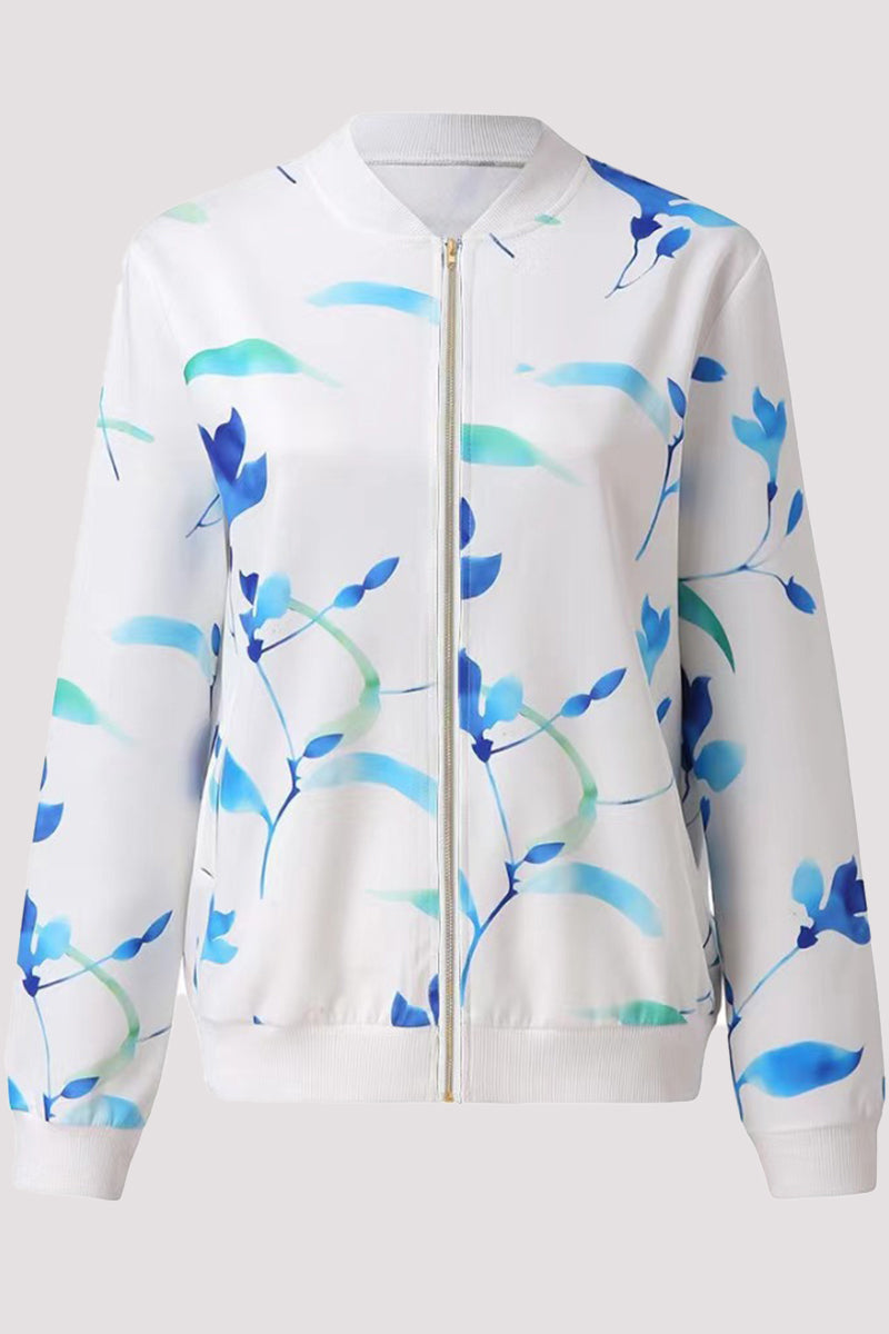 Stilla | Casual Ydertøj Med Blomster Patchwork og Rund Hals