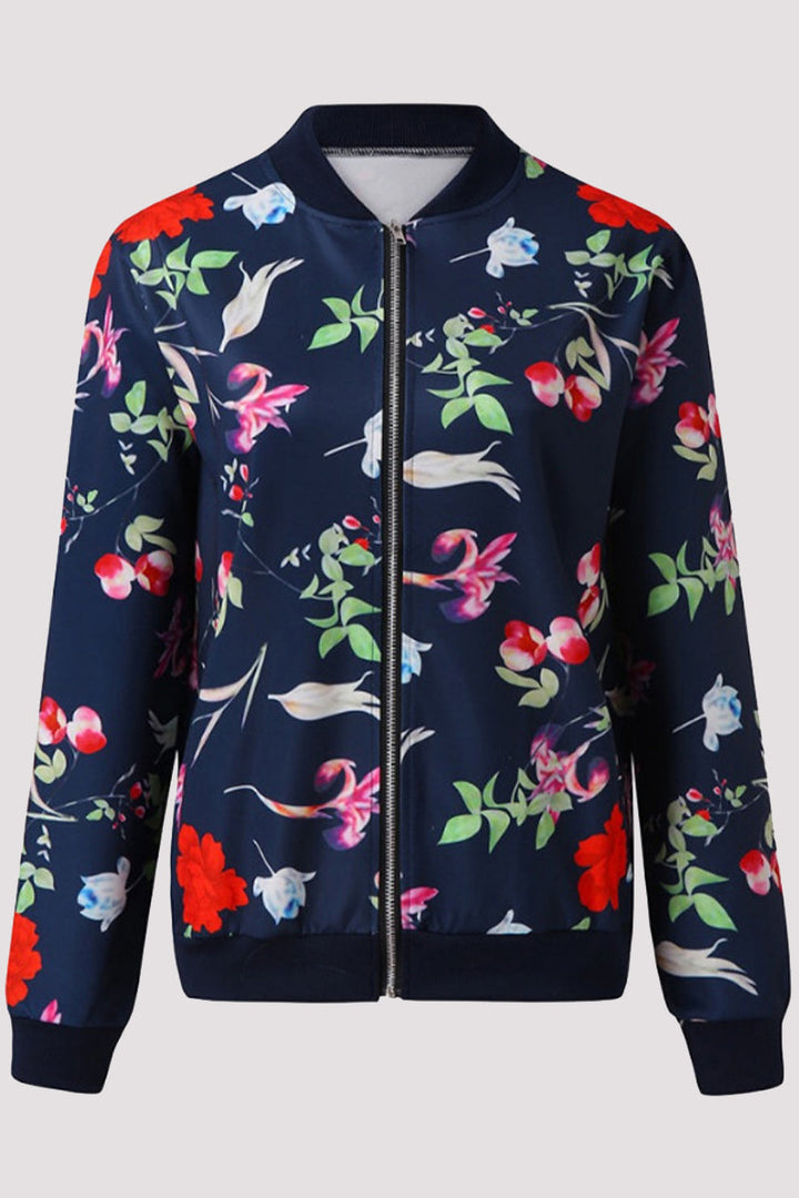 Stilla | Casual Ydertøj Med Blomster Patchwork og Rund Hals