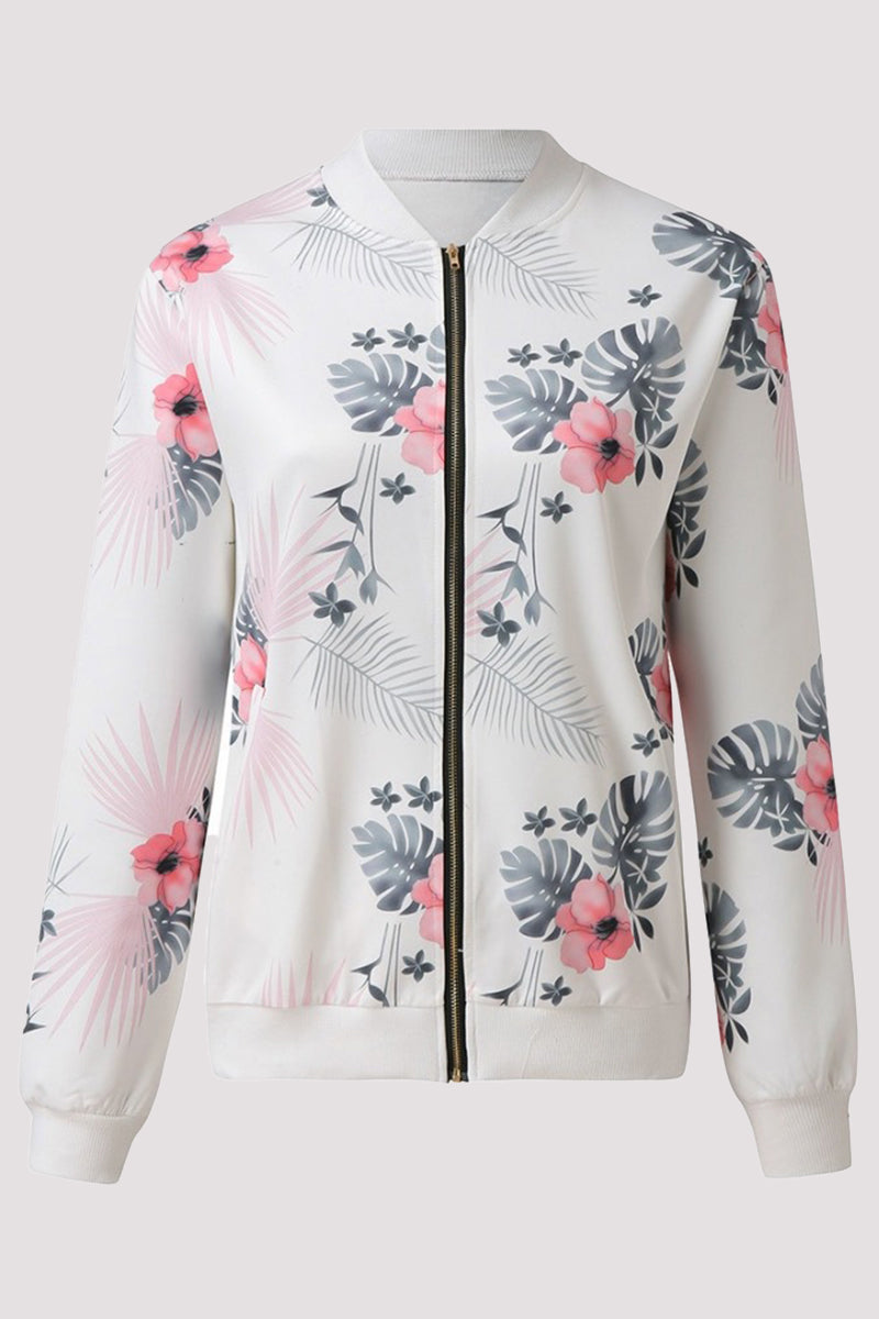 Stilla | Casual Ydertøj Med Blomster Patchwork og Rund Hals