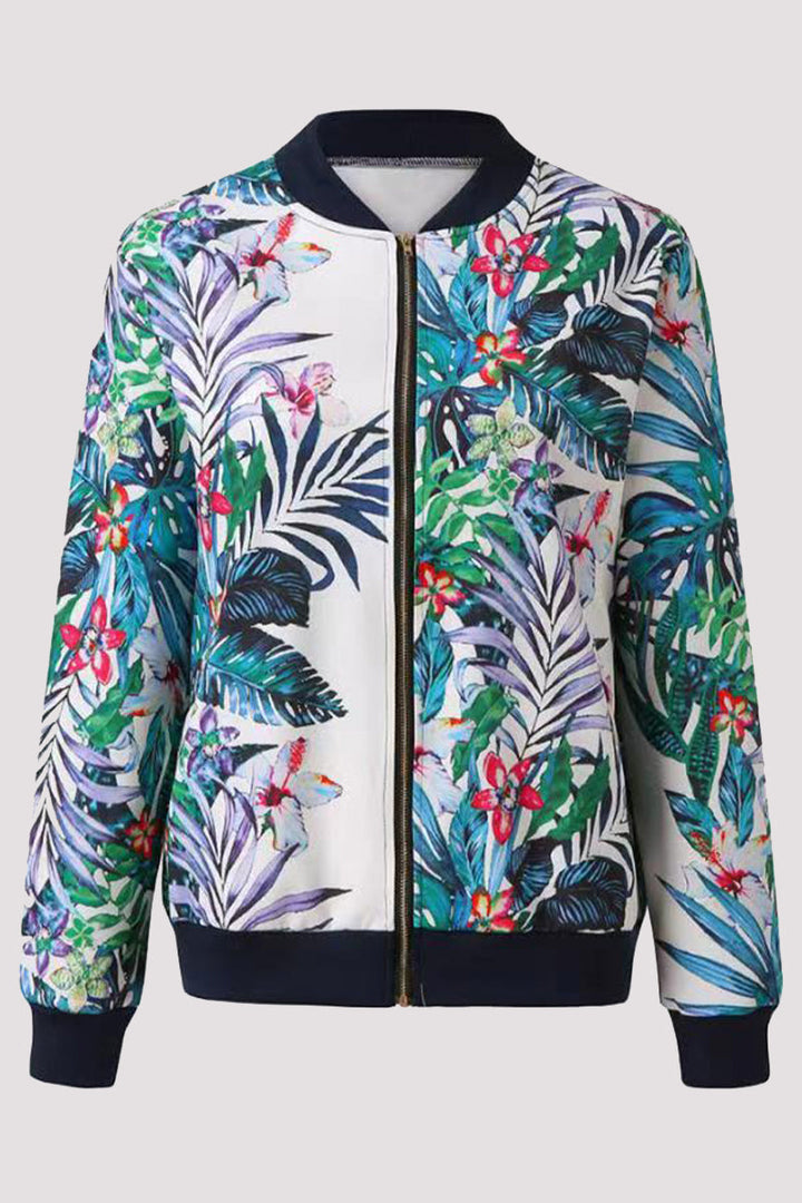 Stilla | Casual Ydertøj Med Blomster Patchwork og Rund Hals