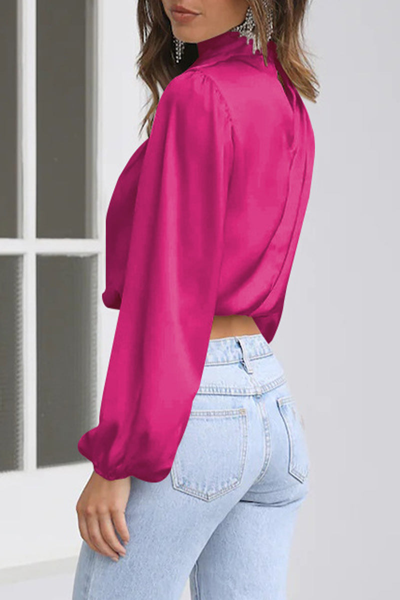 Stilla | Elegant Patchwork Hals Top