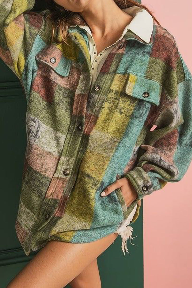 Stilla | Sexy Colorblock Toppe Med Kontrasterende Omslået Krave
