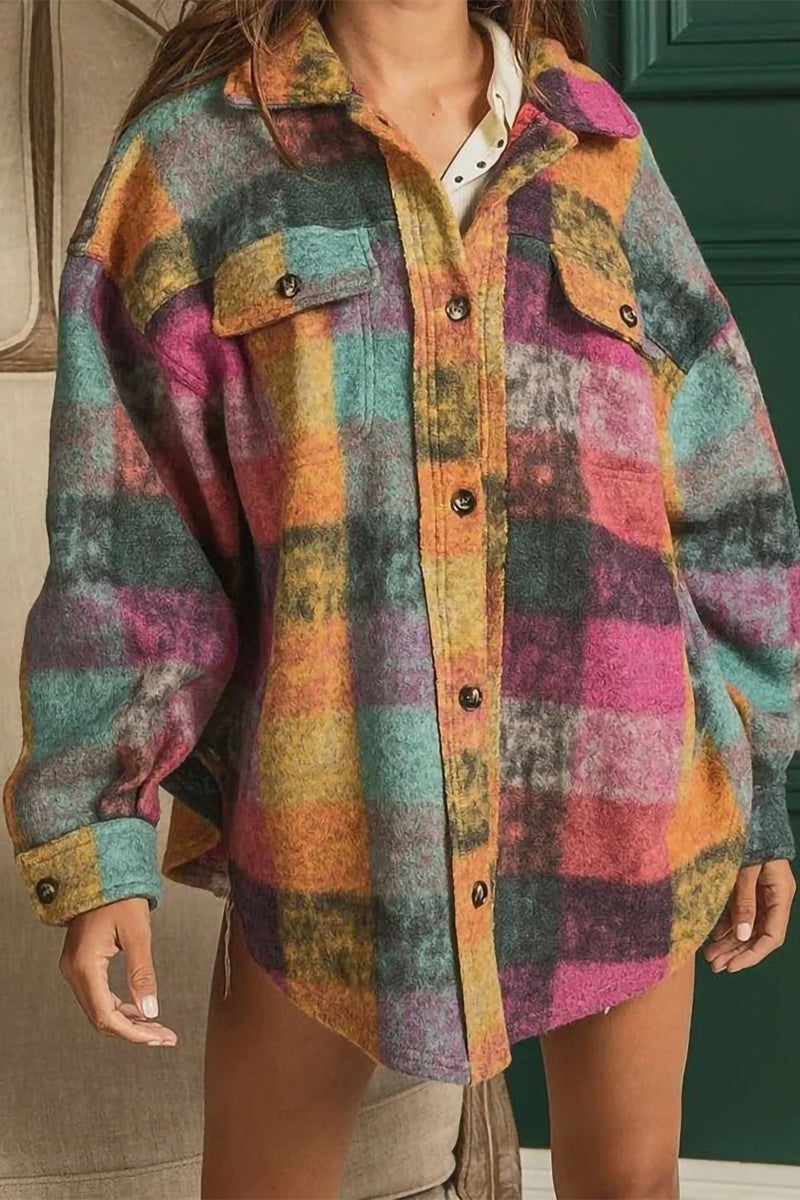 Stilla | Sexy Colorblock Toppe Med Kontrasterende Omslået Krave