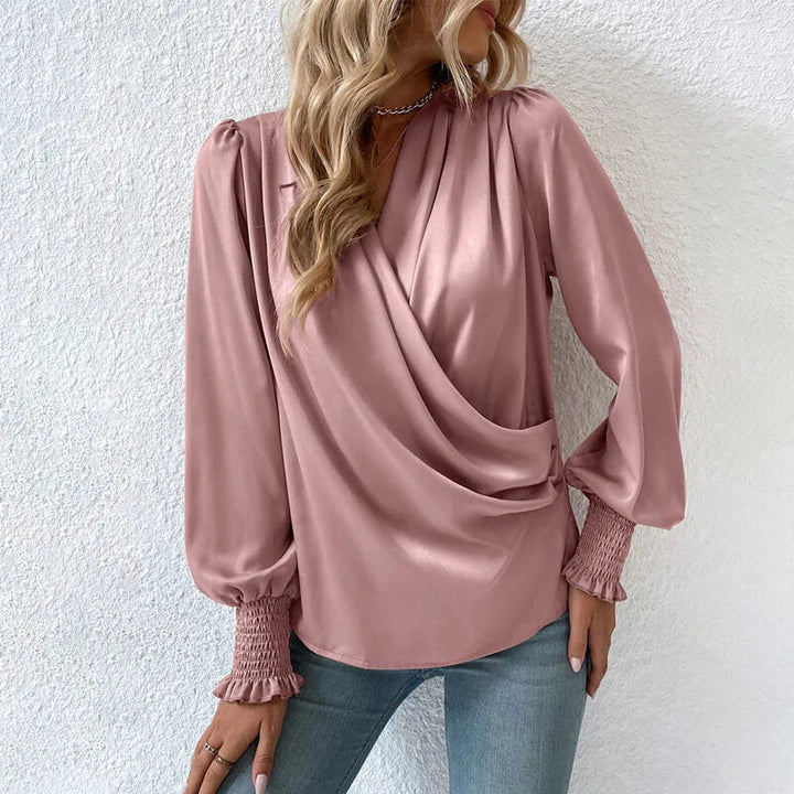 Stilla | Elegant dame indpakningsbluse