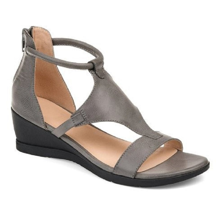 Dame Wedge-sandaletter med elegant remdesign og komfortabelt fodinde Stilla