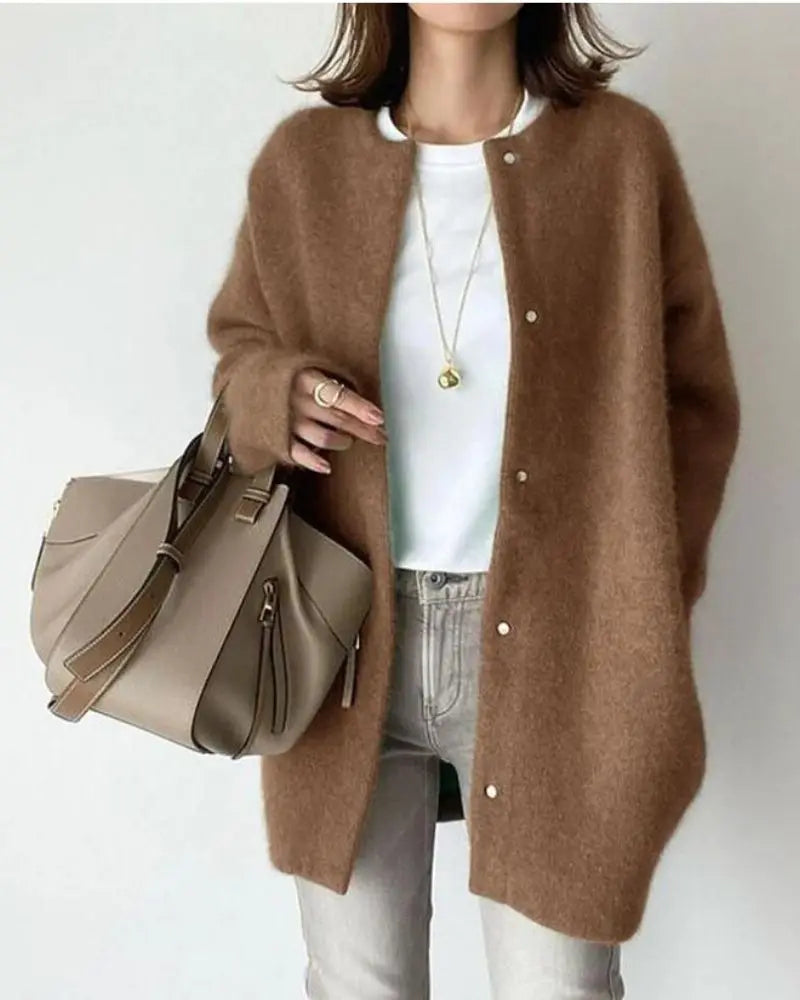 Stilla | Behagelig Dame-Cardigan Uld Og Mohair