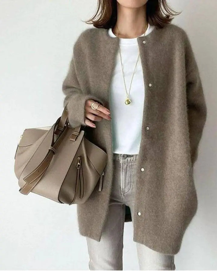 Stilla | Behagelig Dame-Cardigan Uld Og Mohair