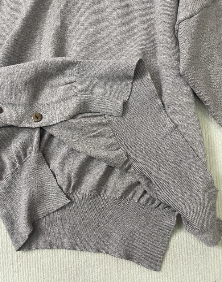 Stilla | Uni Grå T-shirt Med Lange Ærmer