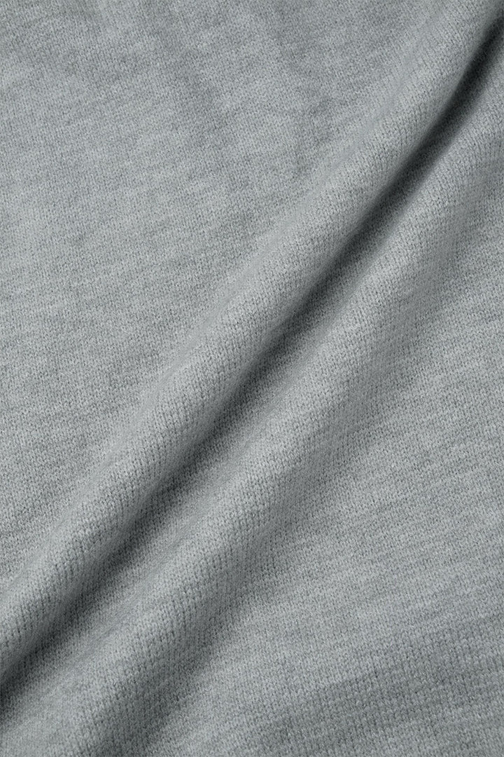 Stilla | Lækkert rullekravepullover med patchwork, ensfarvet, hullet