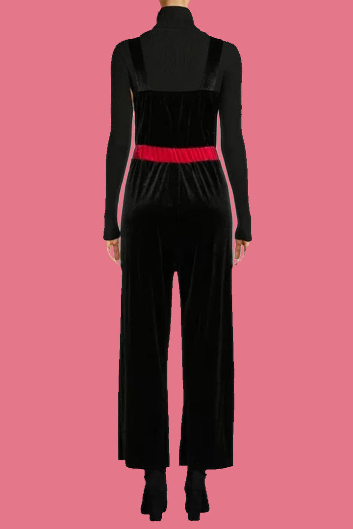 Stilla | Casual Wapiti Snefnug Juletræ Mønstrede Patchwork Square Krave Løse Overalls