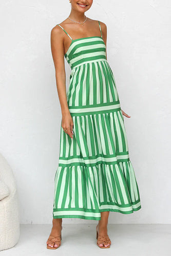 Stilla | Stripet Maxi Kjole