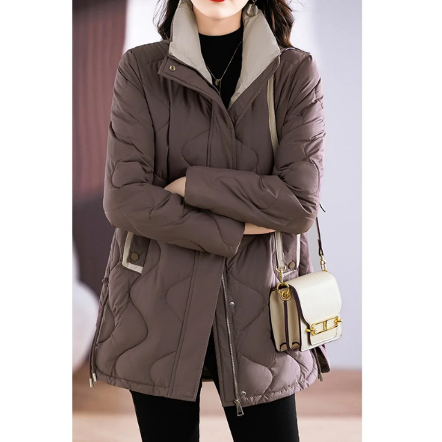 Stilla | Elegant quilted jakke med ståkrave til et smart look Ideel til efterår/vinter