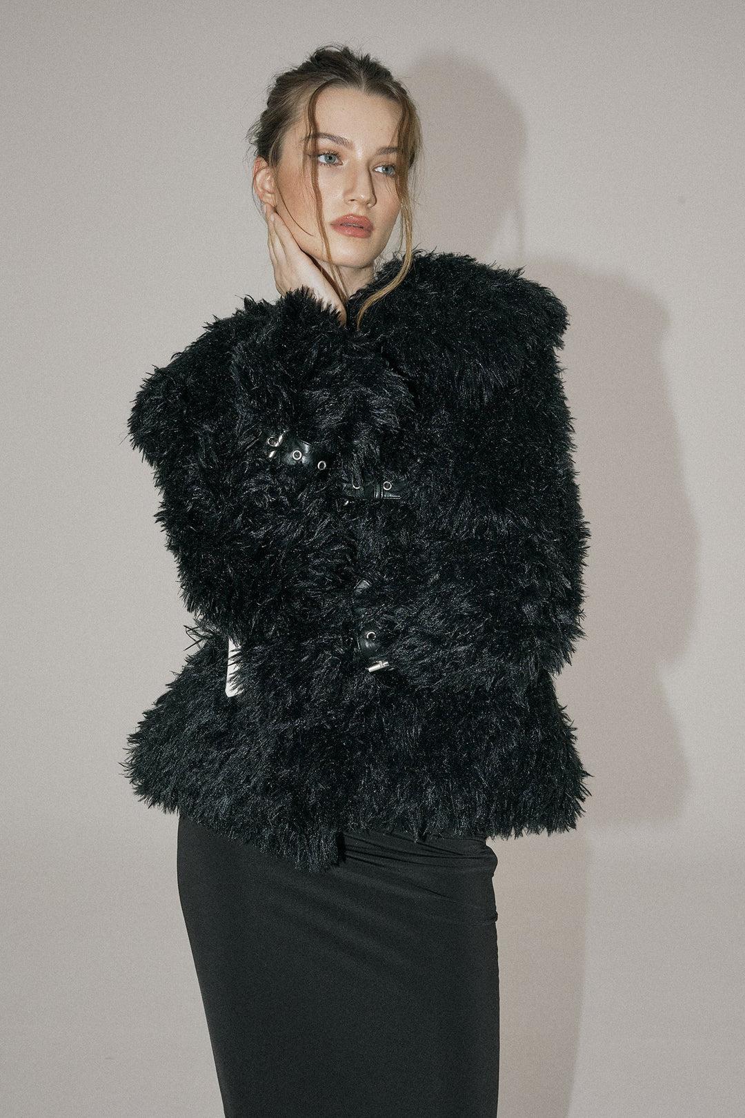 Stilla | Fluffy Plys Jakke