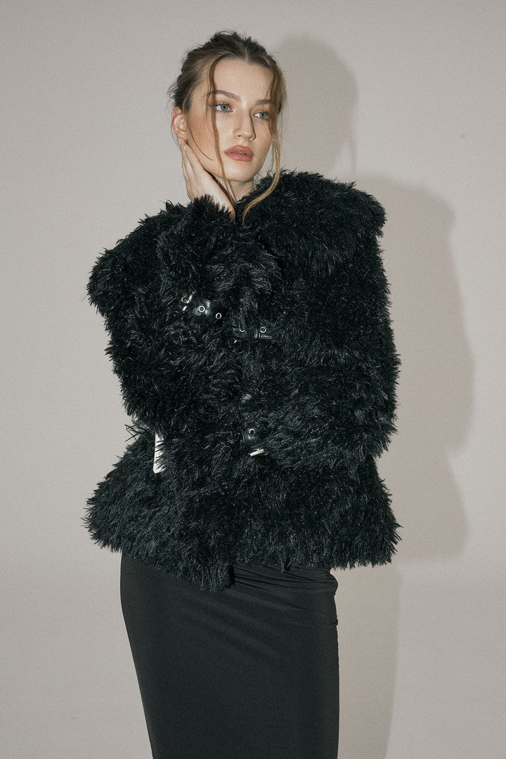 Stilla | Fluffy Plys Jakke
