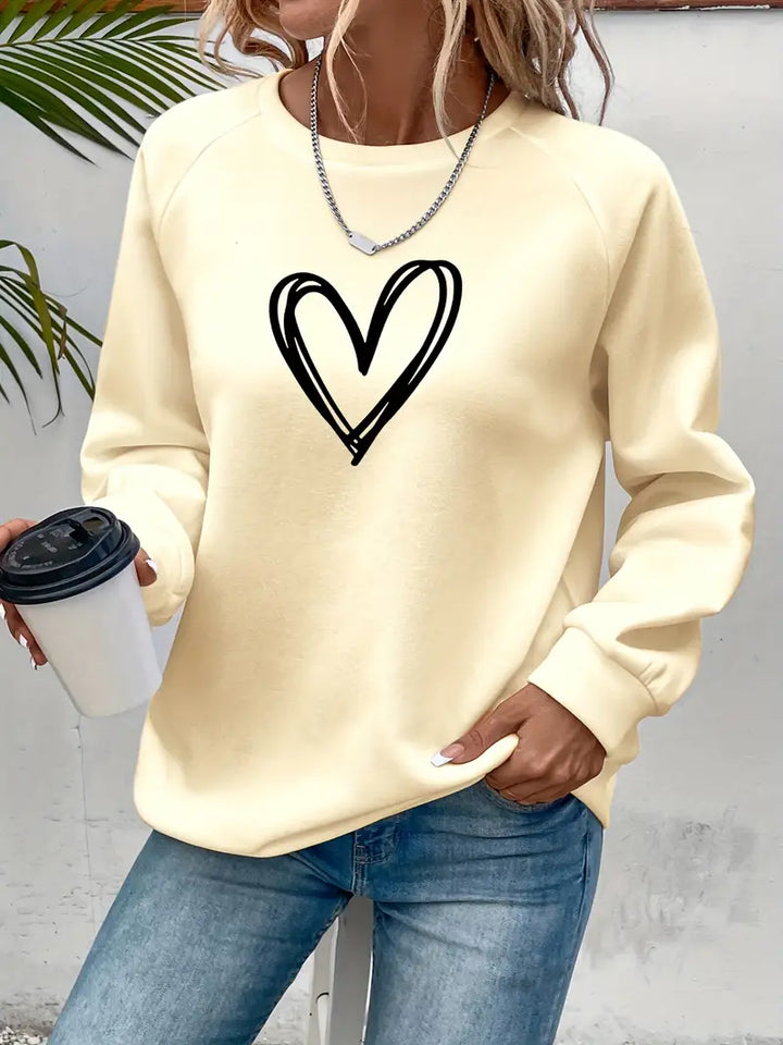 Stilla | Komfortabel hjertepullover
