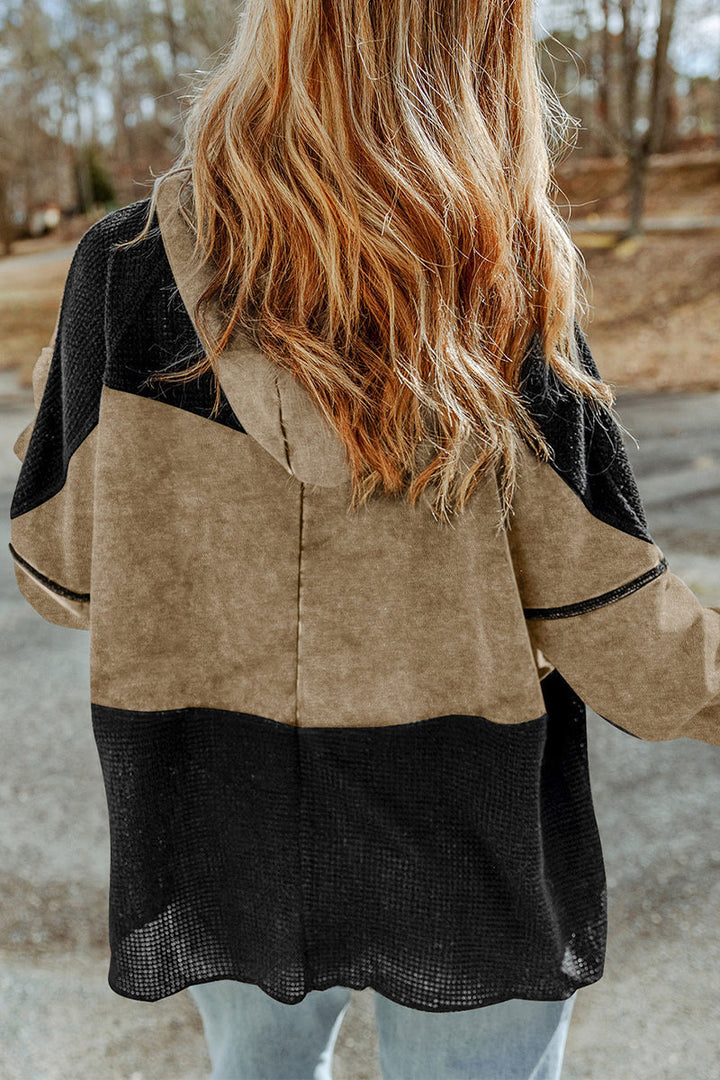 Stilla | Mærke Hættetrøjer med Lynlås i Ensfarvet Design