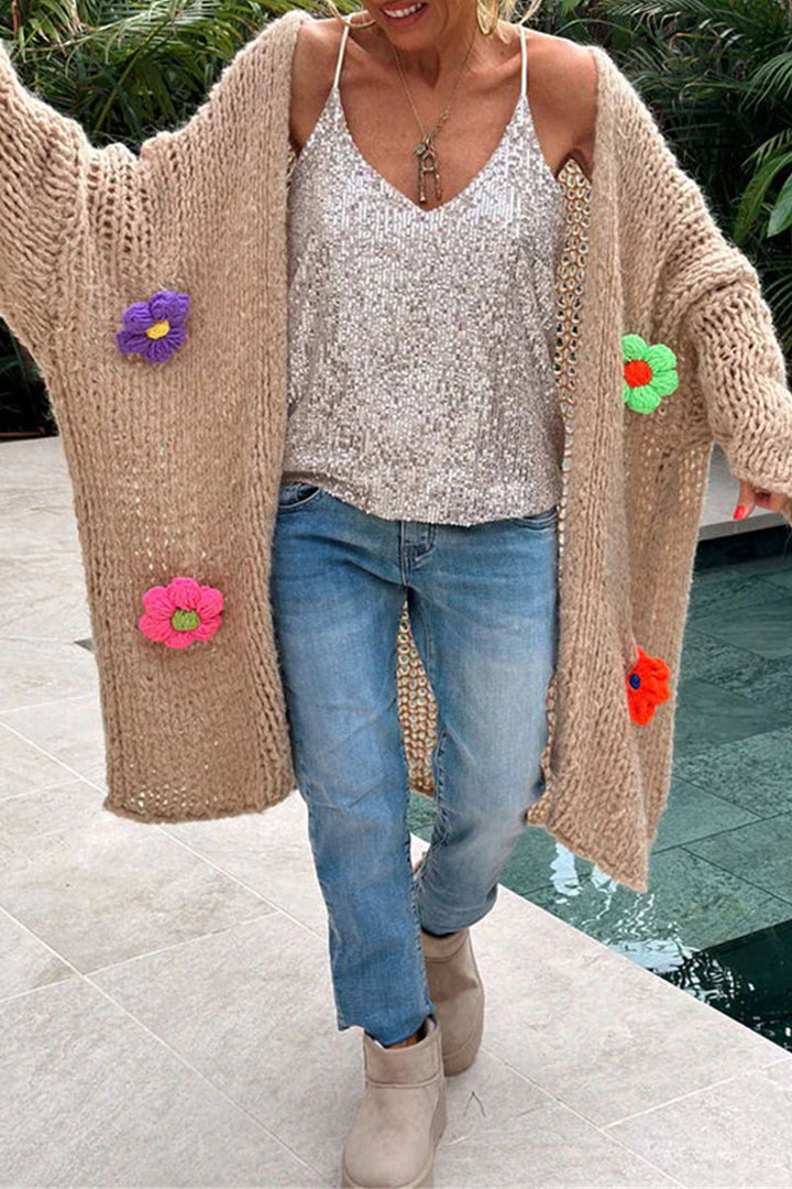 Stilla | Elegant og Enkel Cardigan Med Påsyet Krave Til Damer